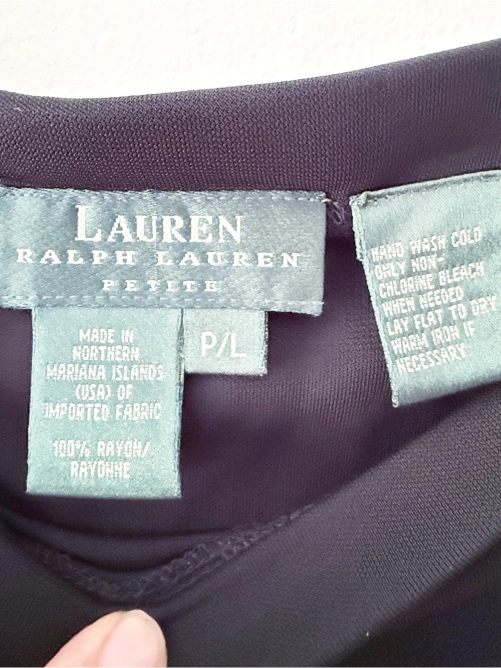 Lauren Ralph Lauren Women Jersey Knit Maxi Skirt Large Petite Minimalist Classic